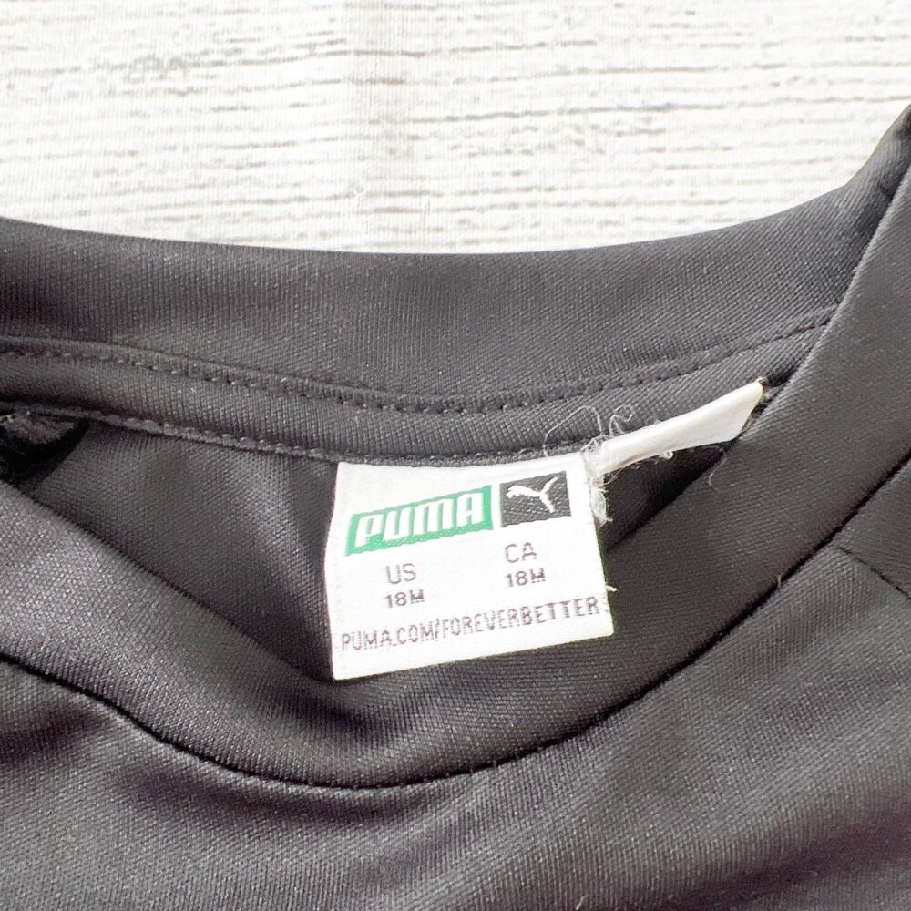 Puma Toddler Girl Long Sleeve Athletic Top Logo 12-18 Months - Picture 2 of 4